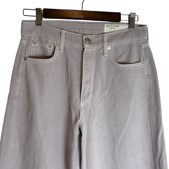 rag & bone Women's Andi High Rise Jeans in Lavender Size 27 - Picture 6 of 12
